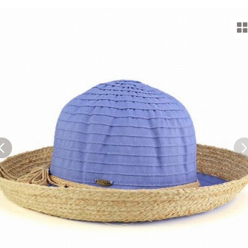 Scala Resort Raffia/ fabric Hat